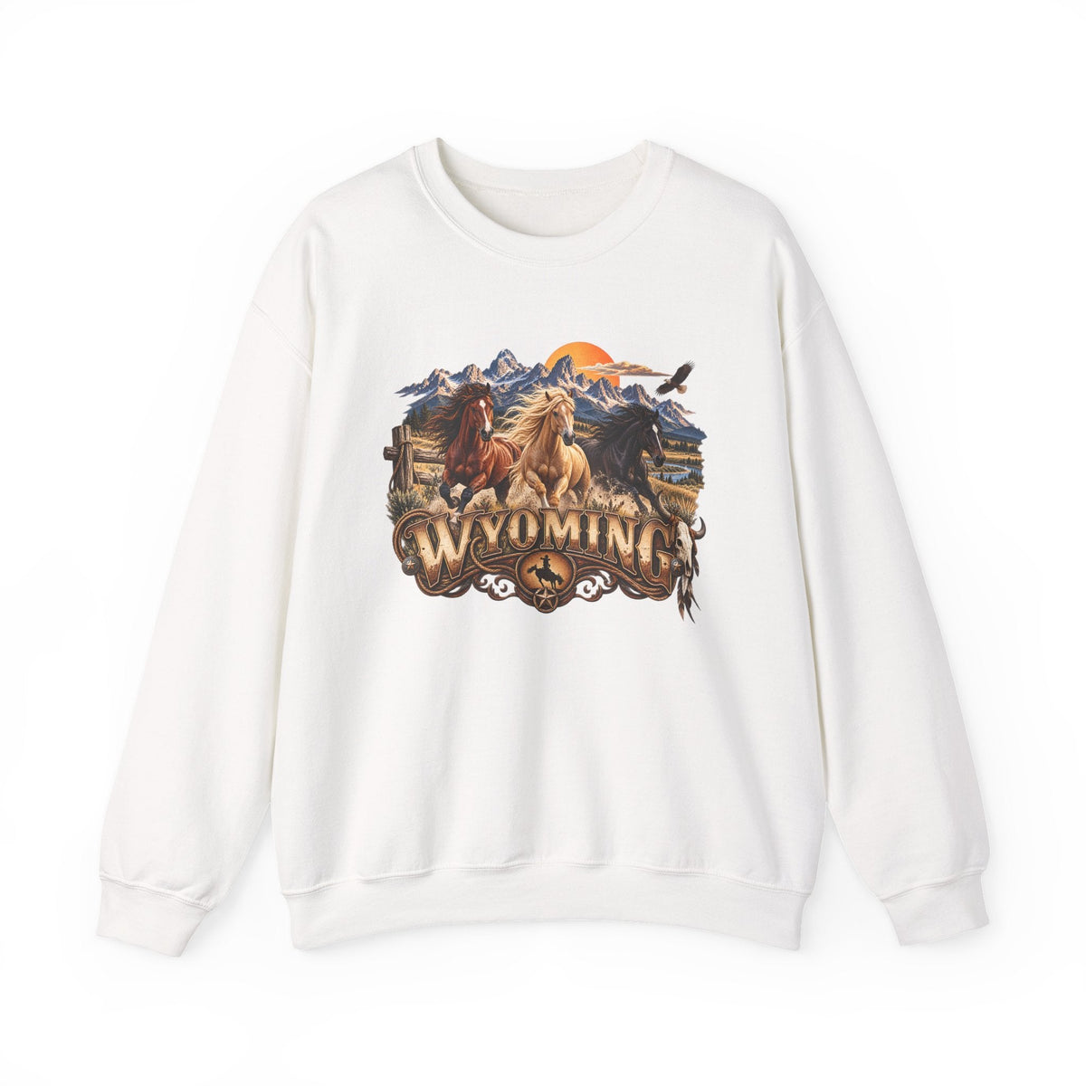 Wyoming Pferde Sweatshirt – Sweatshirt von Kalabula