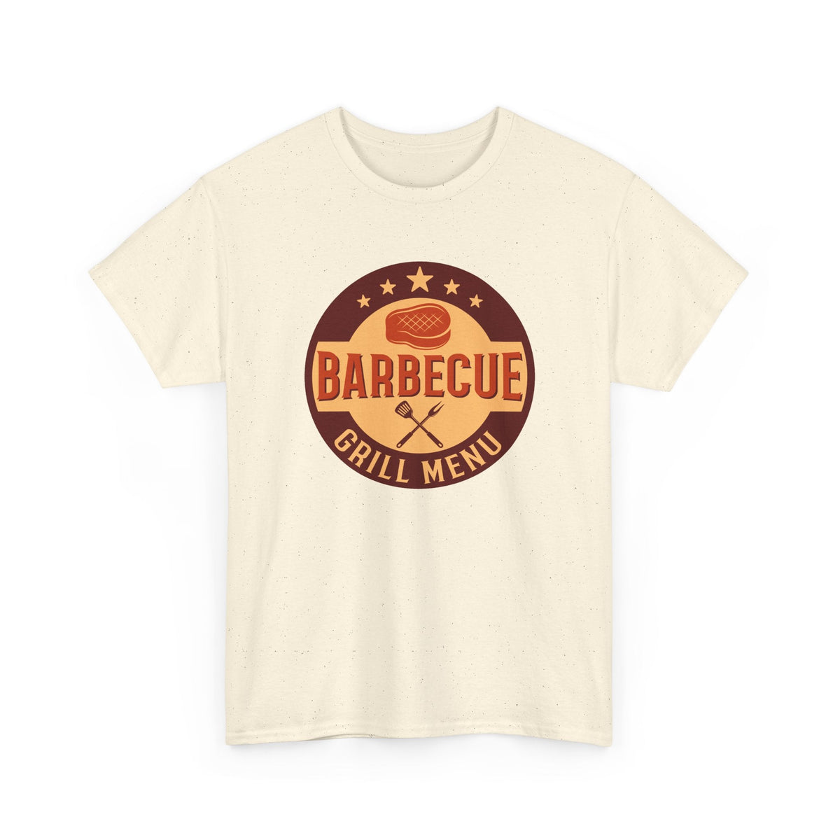 BBQ Grill Menu T-Shirt – Vintage Barbecue Cooking Grafik-T-Shirt