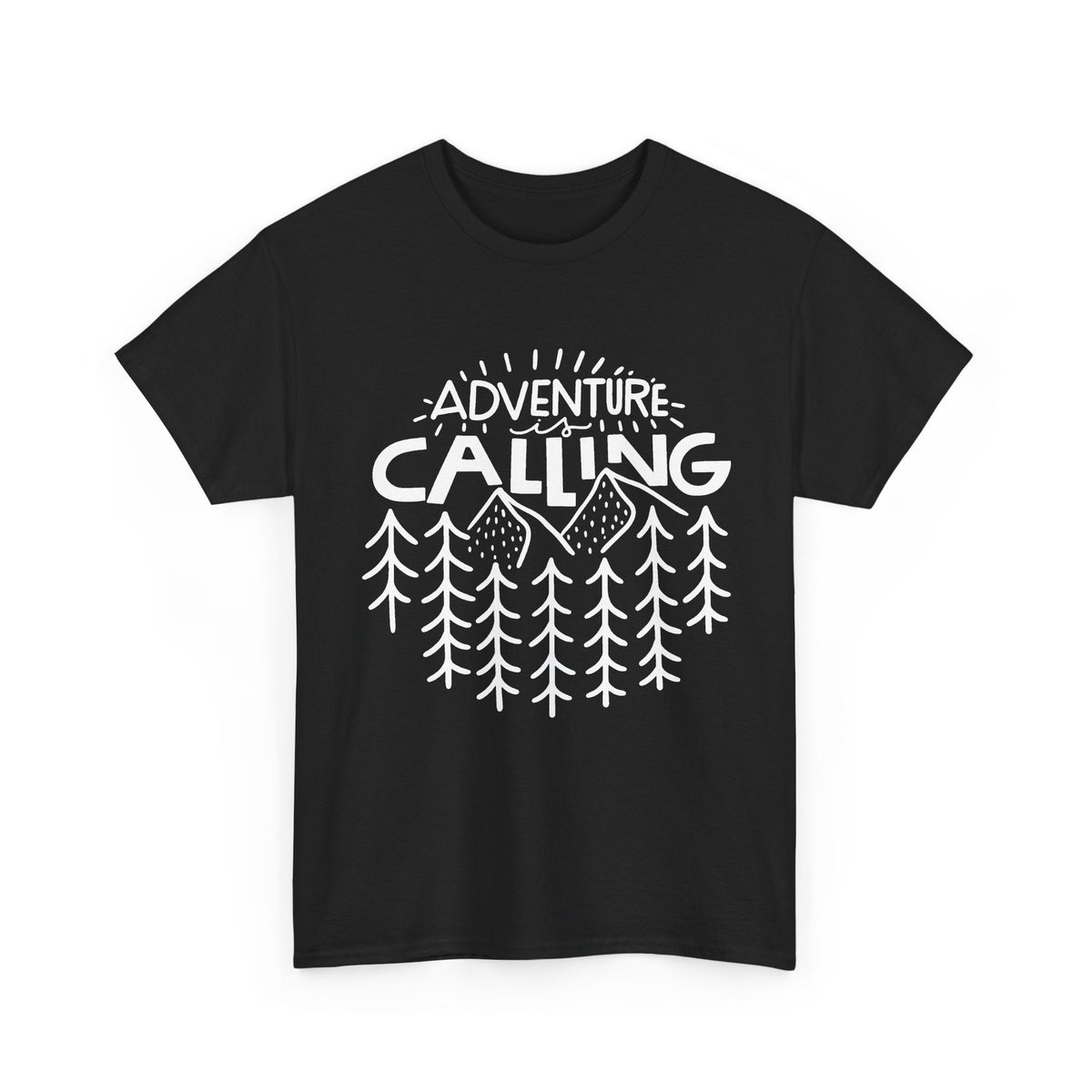 Adventure Is Calling T-Shirt – Outdoor-Abenteuer Grafik-T-Shirt