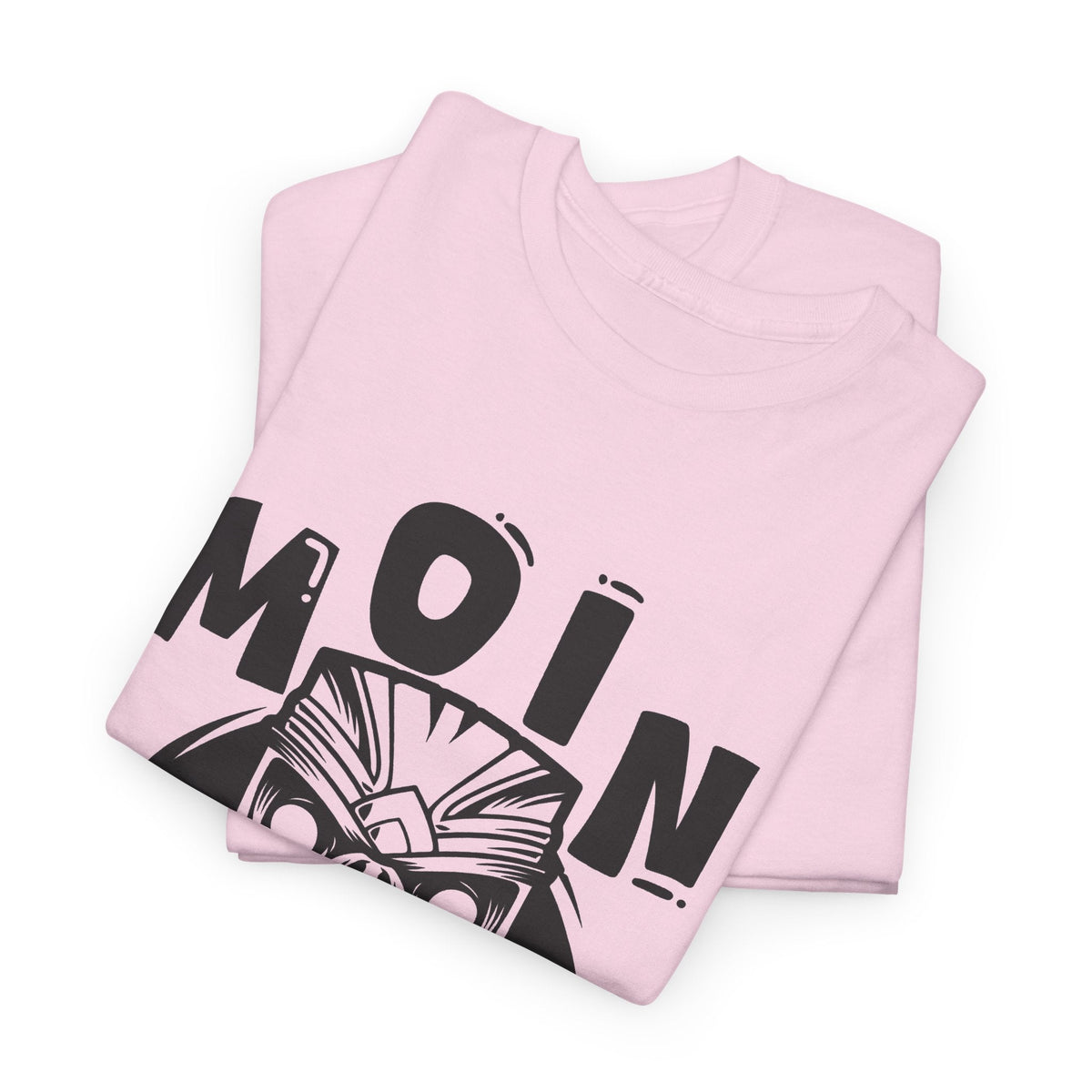 “MOIN” Tiki Mask T-Shirt – Tropisches Streetwear Grafik-T-Shirt