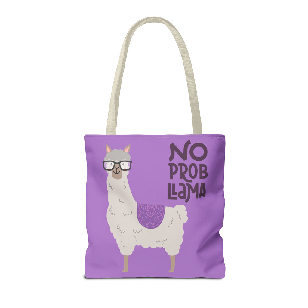No Prob-Llama Stofftasche – Lustiges Alpaka mit Brille