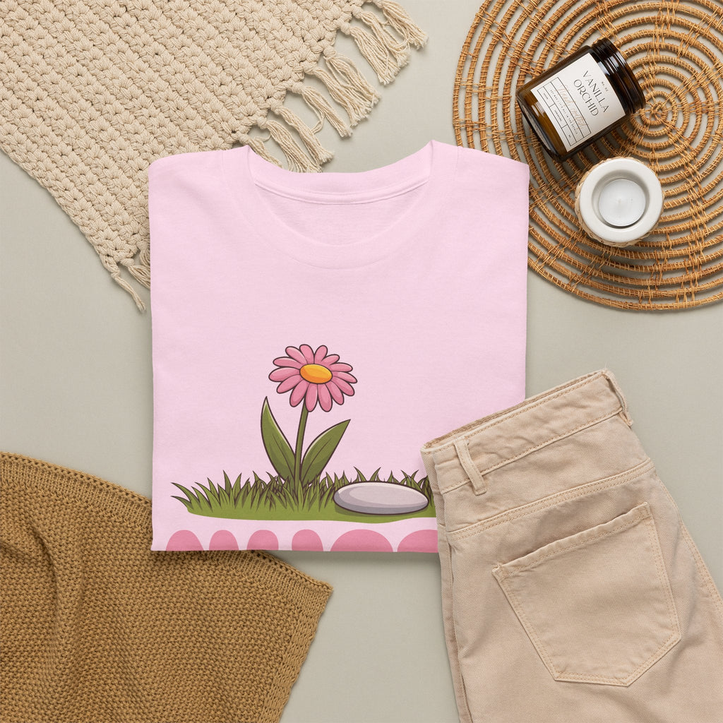 Nurse T-Shirt – Blumen & Pflege Grafik-T-Shirt