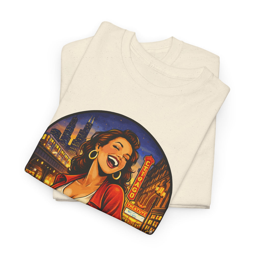 Chicago Skyline T-Shirt – Vintage Retro-Stadt Grafik-T-Shirt