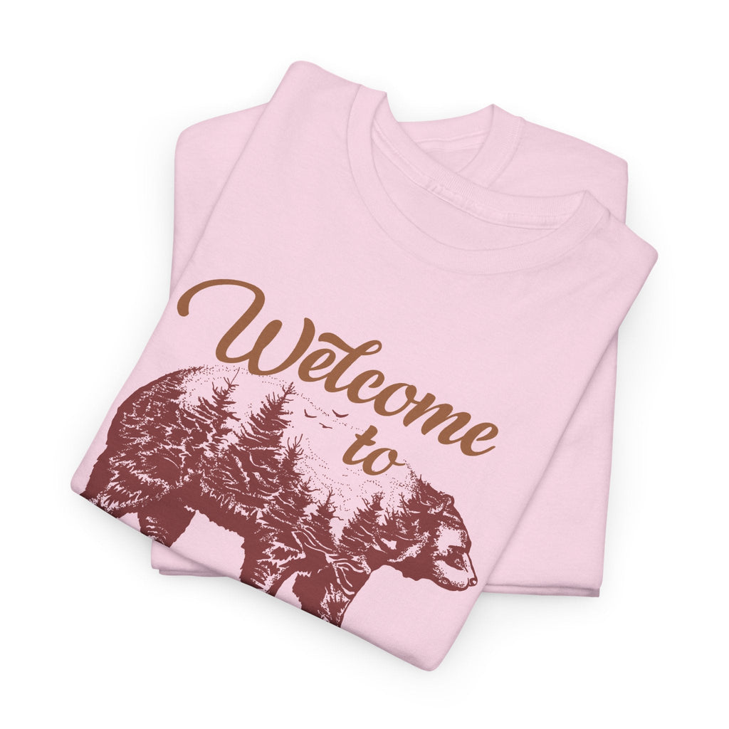 Welcome to California T-Shirt – Vintage Kalifornien-Bär Grafik-T-Shirt