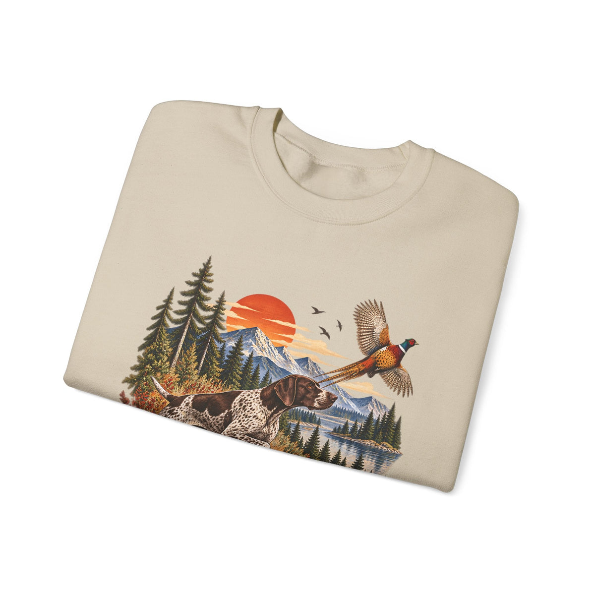 Jagdhund & Fasan Sweatshirt – Sweatshirt von Kalabula