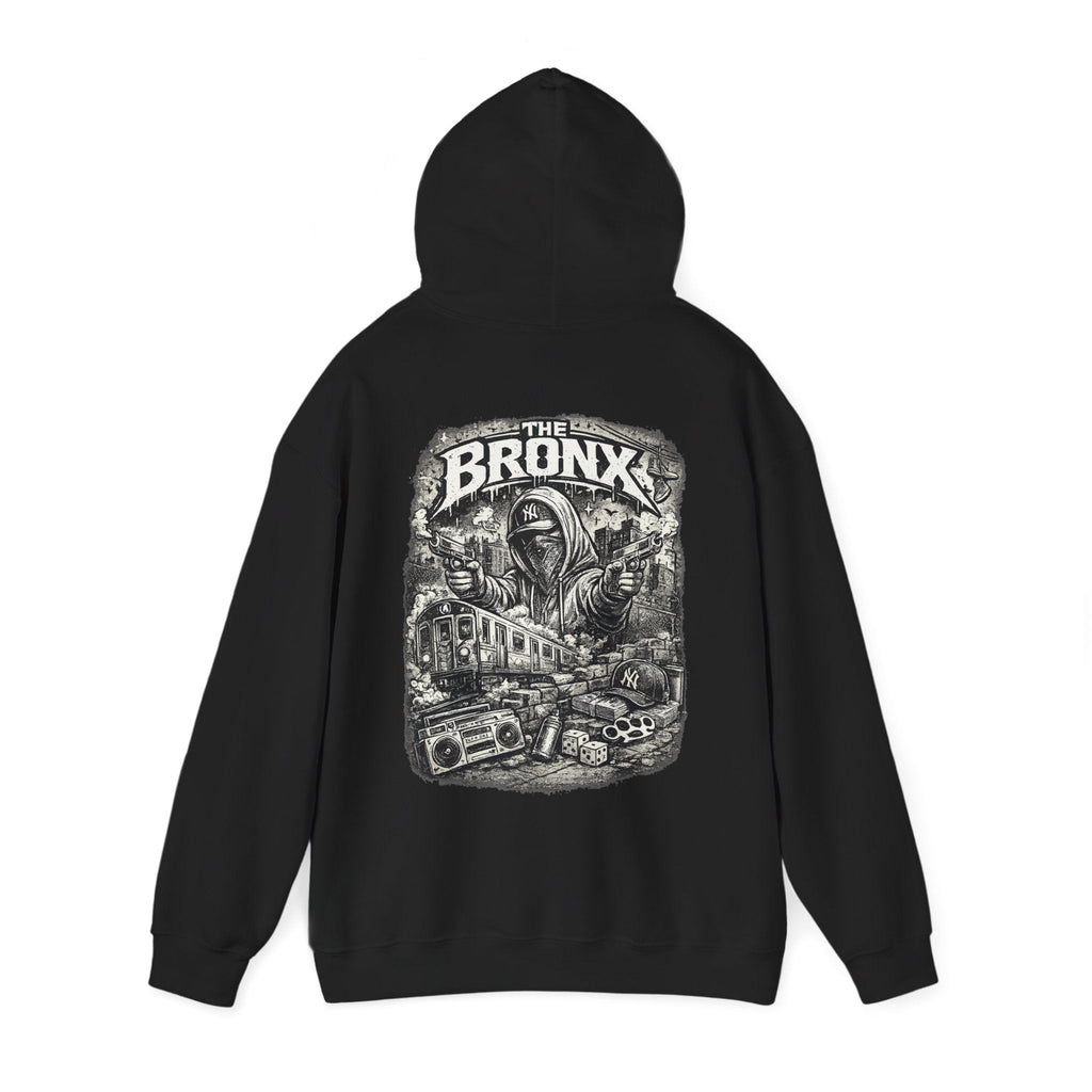 Bronx Street Art Hoodie Urban Graffiti Train & Boombox Hoodie – Kalabula