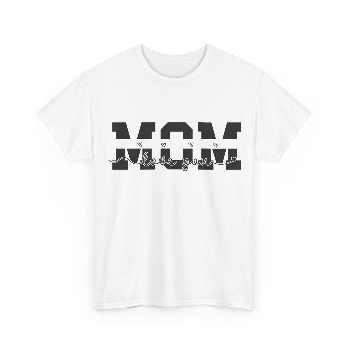 “Mom, I Love You” T-Shirt – Minimalistisches Muttertagsgeschenk T-Shirt
