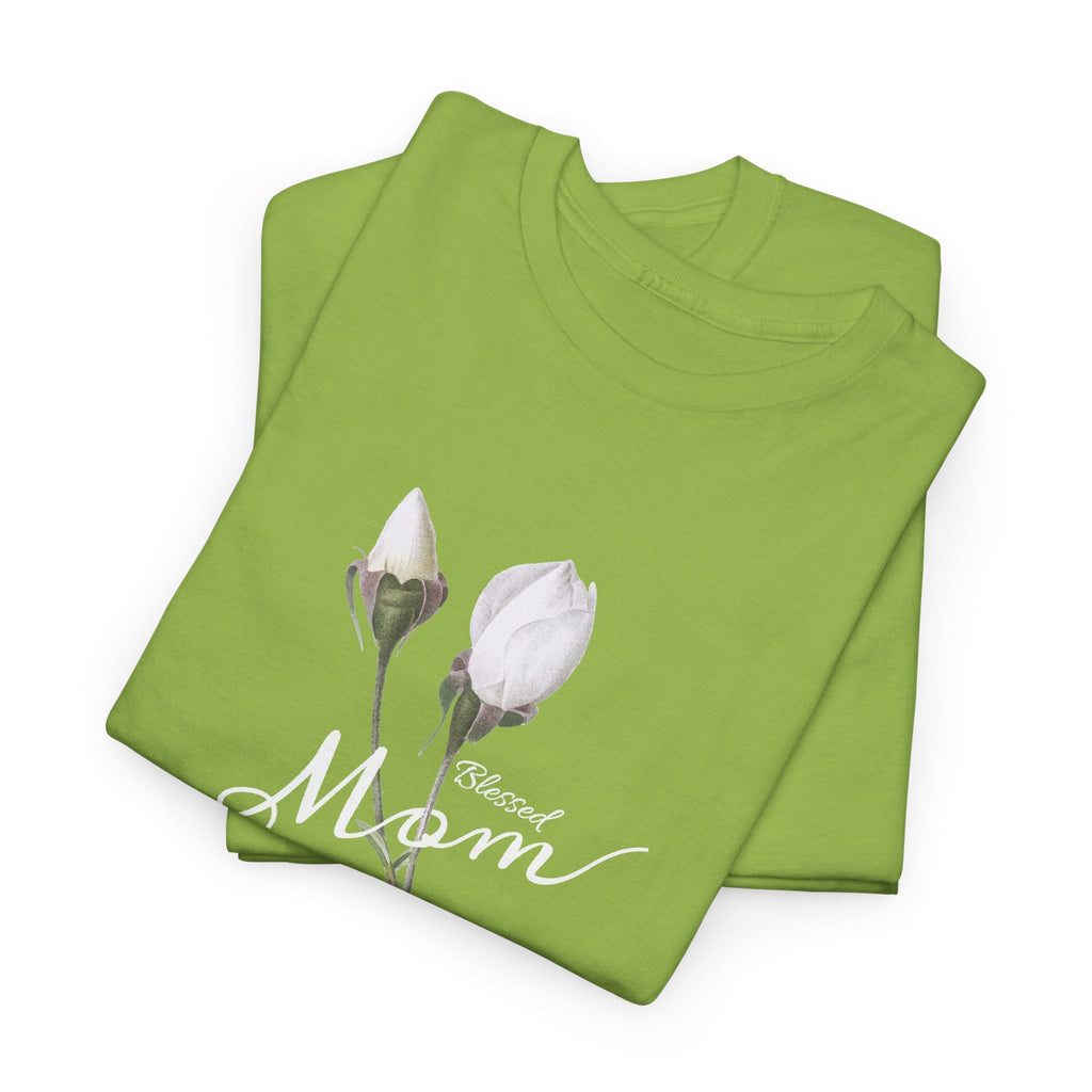 Mom Floral T-Shirt – Minimalistisches Damen-Baumwollshirt Grafik-T-Shirt