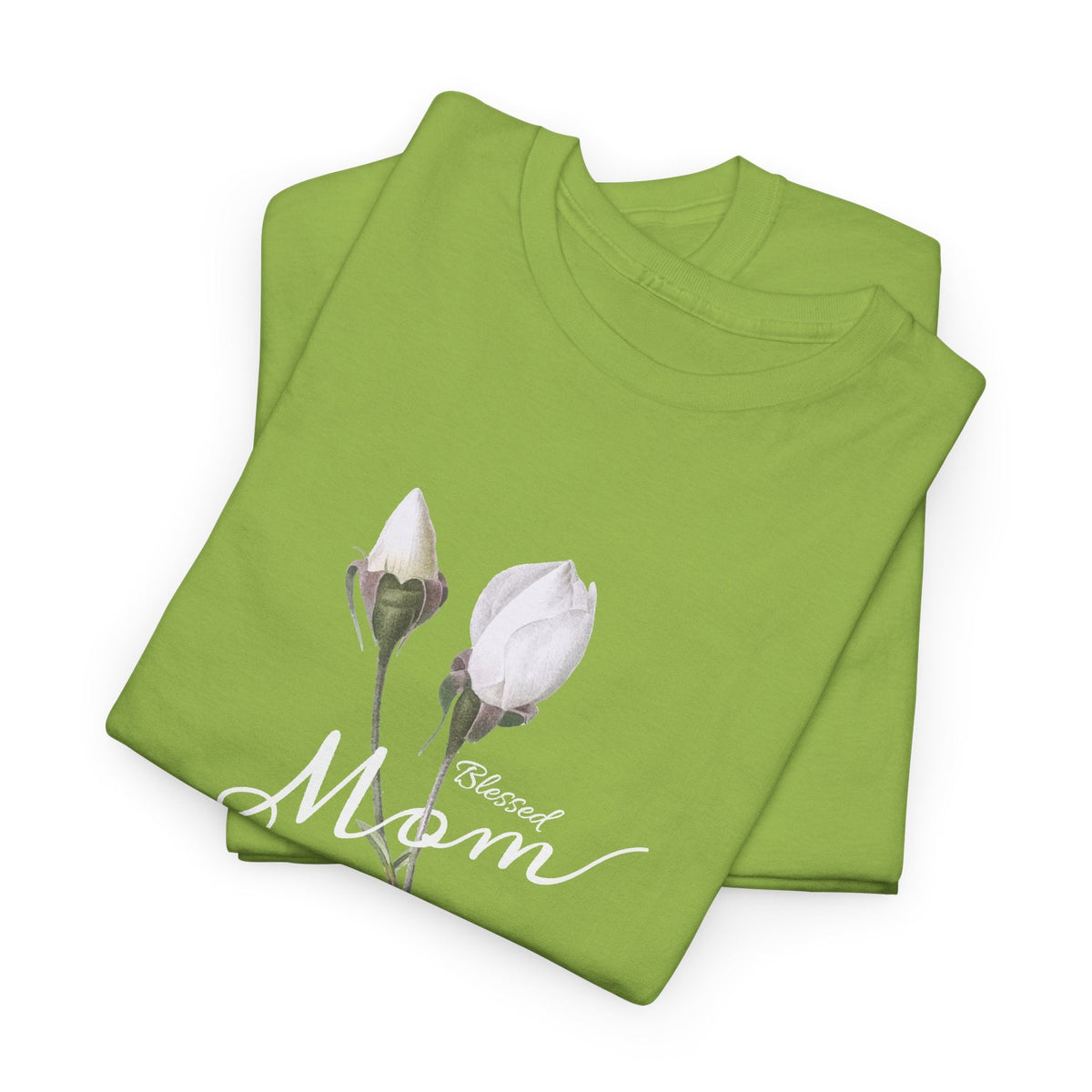 Mom Floral T-Shirt – Minimalistisches Damen-Baumwollshirt Grafik-T-Shirt