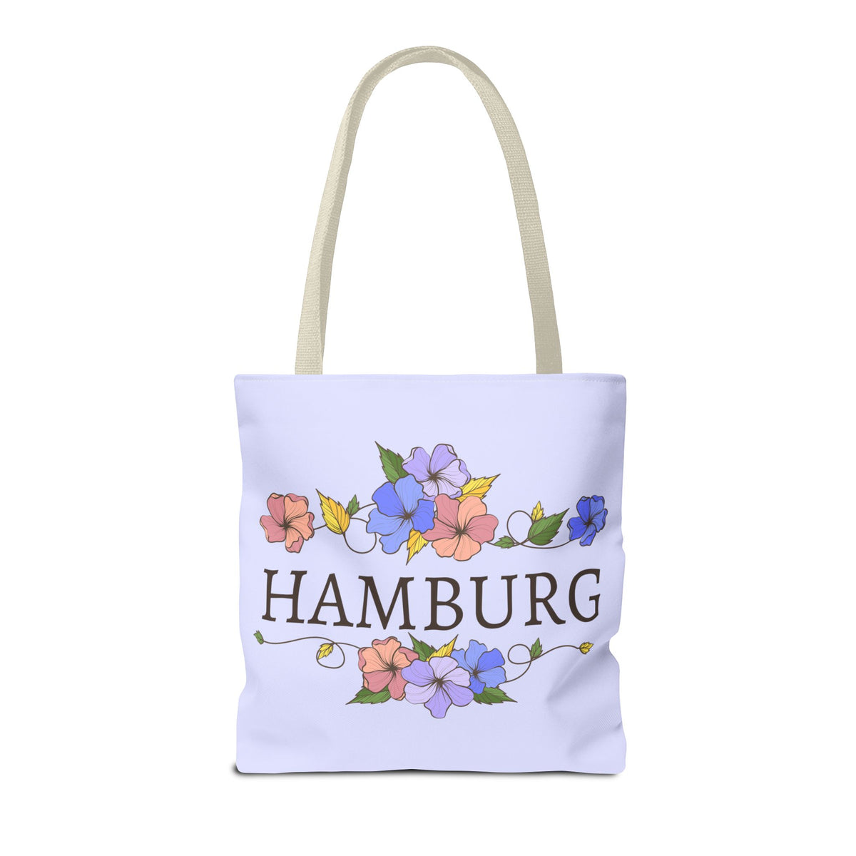 Hamburg Stofftasche – Florales City Design