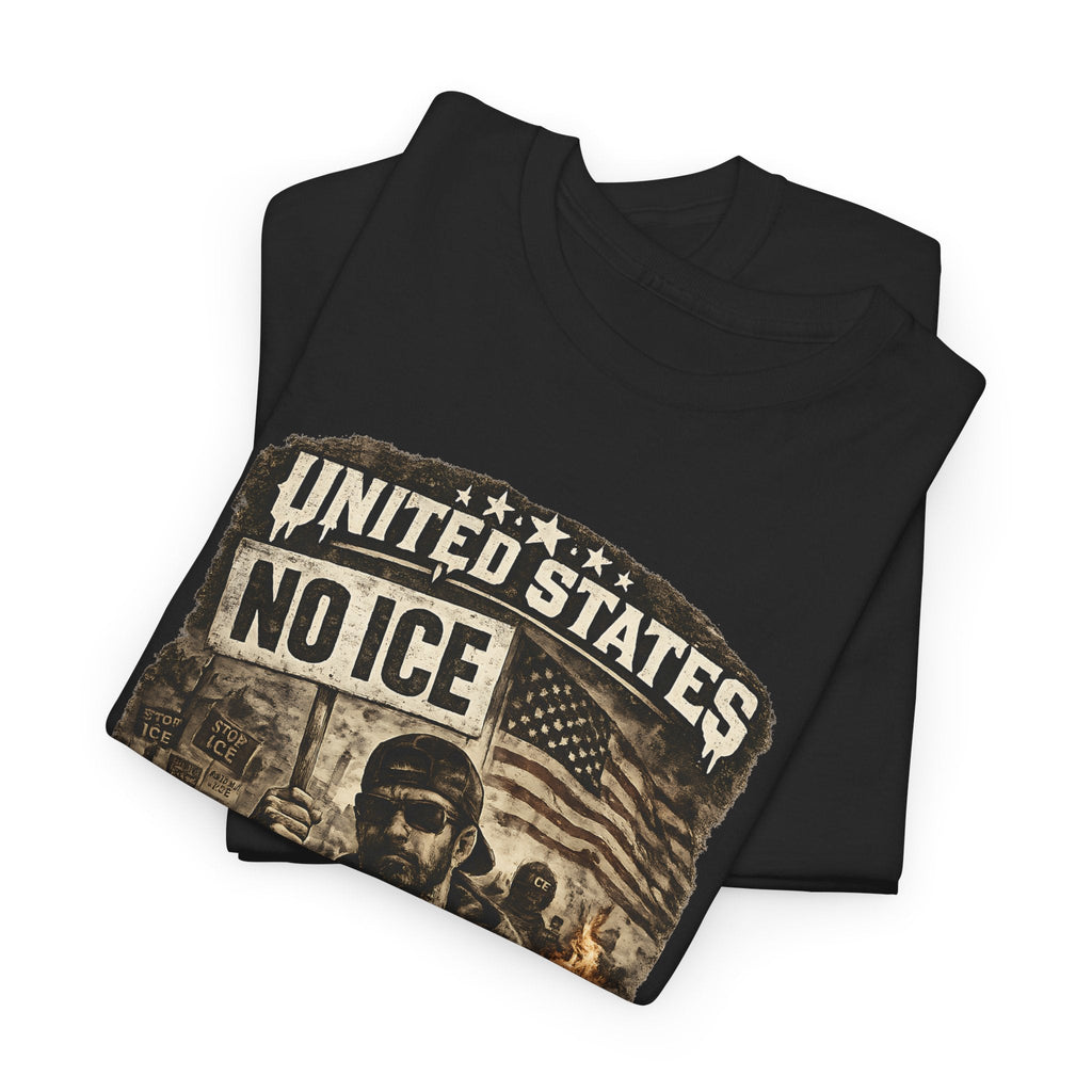 No ICE T-Shirt – USA Statement Streetwear Grafik-T-Shirt