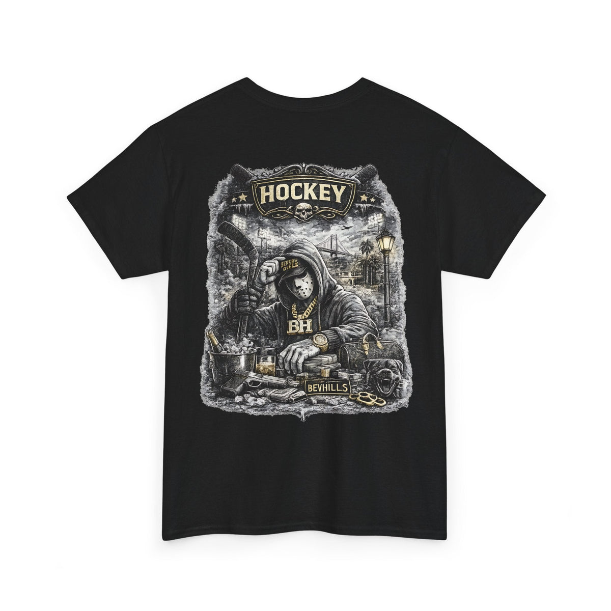 Hockey Streetwear T-Shirt – Urban Oversized Grafik-T-Shirt