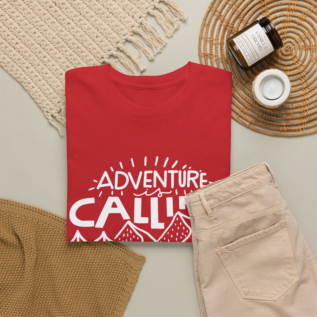 Adventure Is Calling T-Shirt – Outdoor-Abenteuer Grafik-T-Shirt