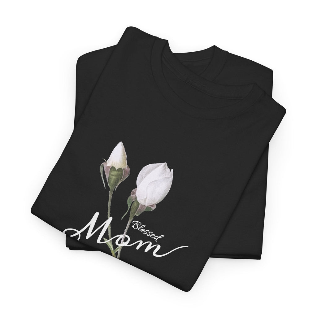 Mom Floral T-Shirt – Minimalistisches Damen-Baumwollshirt Grafik-T-Shirt