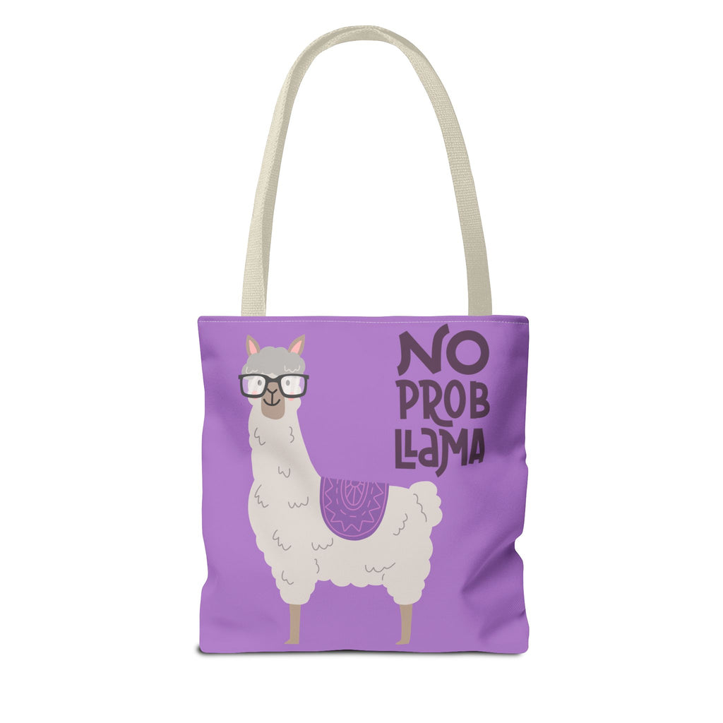 No Prob-Llama Stofftasche – Lustiges Alpaka mit Brille