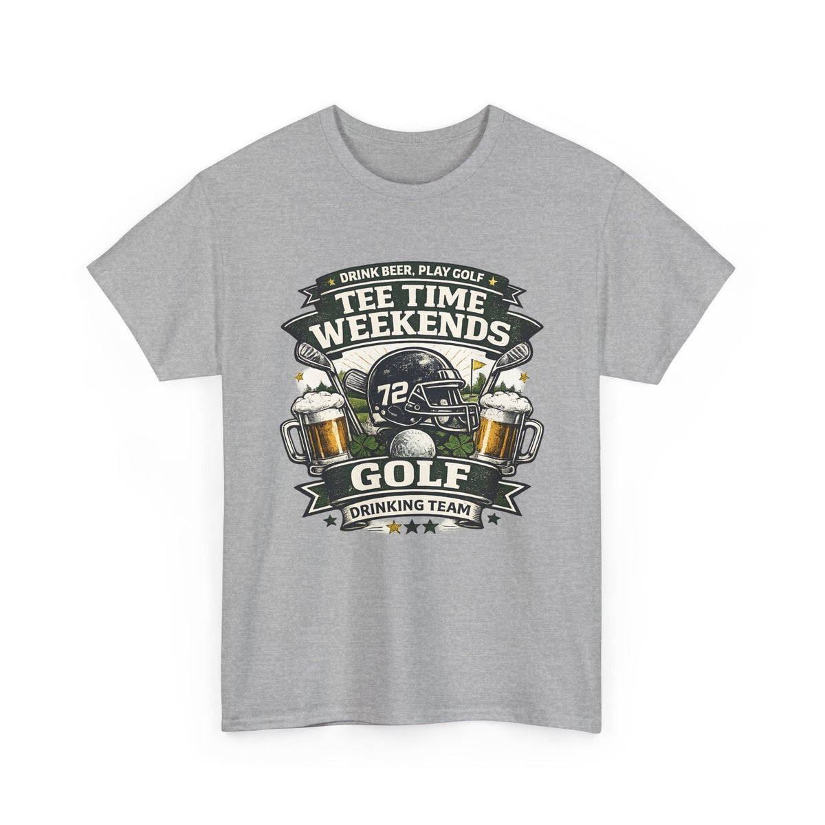 Golf & Beer T-Shirt – Lustiges Golf & T-Shirt Time Grafik-T-Shirt
