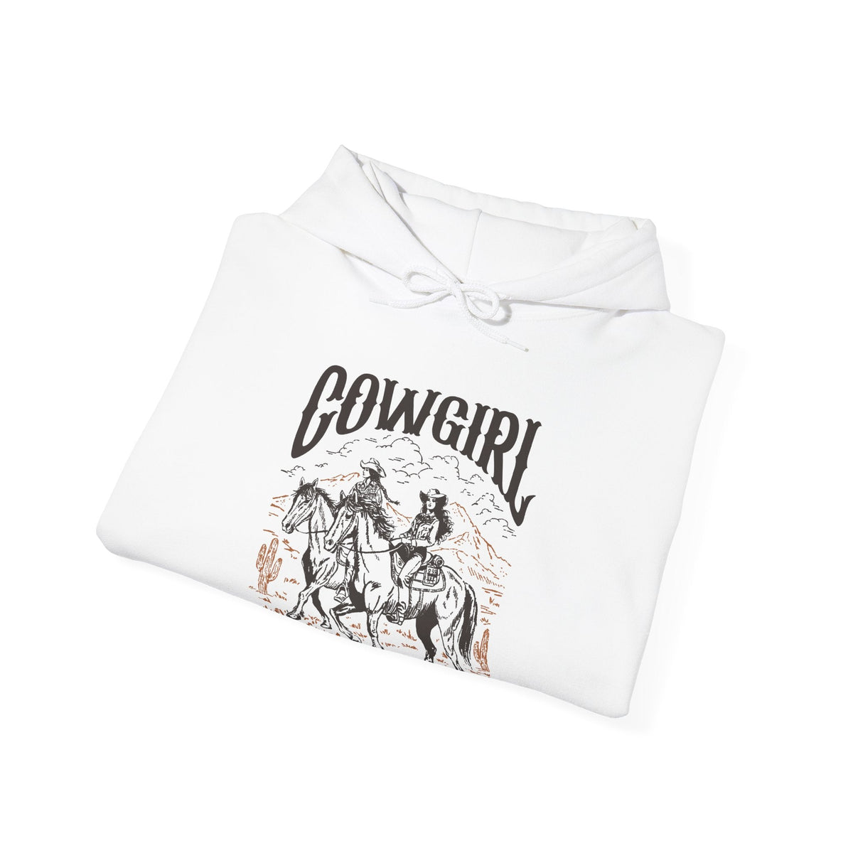 Cowgirl Horse Hoodie Vintage Western Hoodie mit Grafik – Kalabula