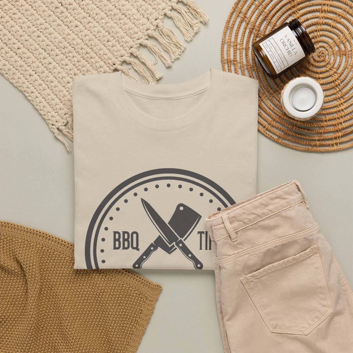BBQ Steakhouse T-Shirt – Grillmeister & BBQ Grafik-T-Shirt