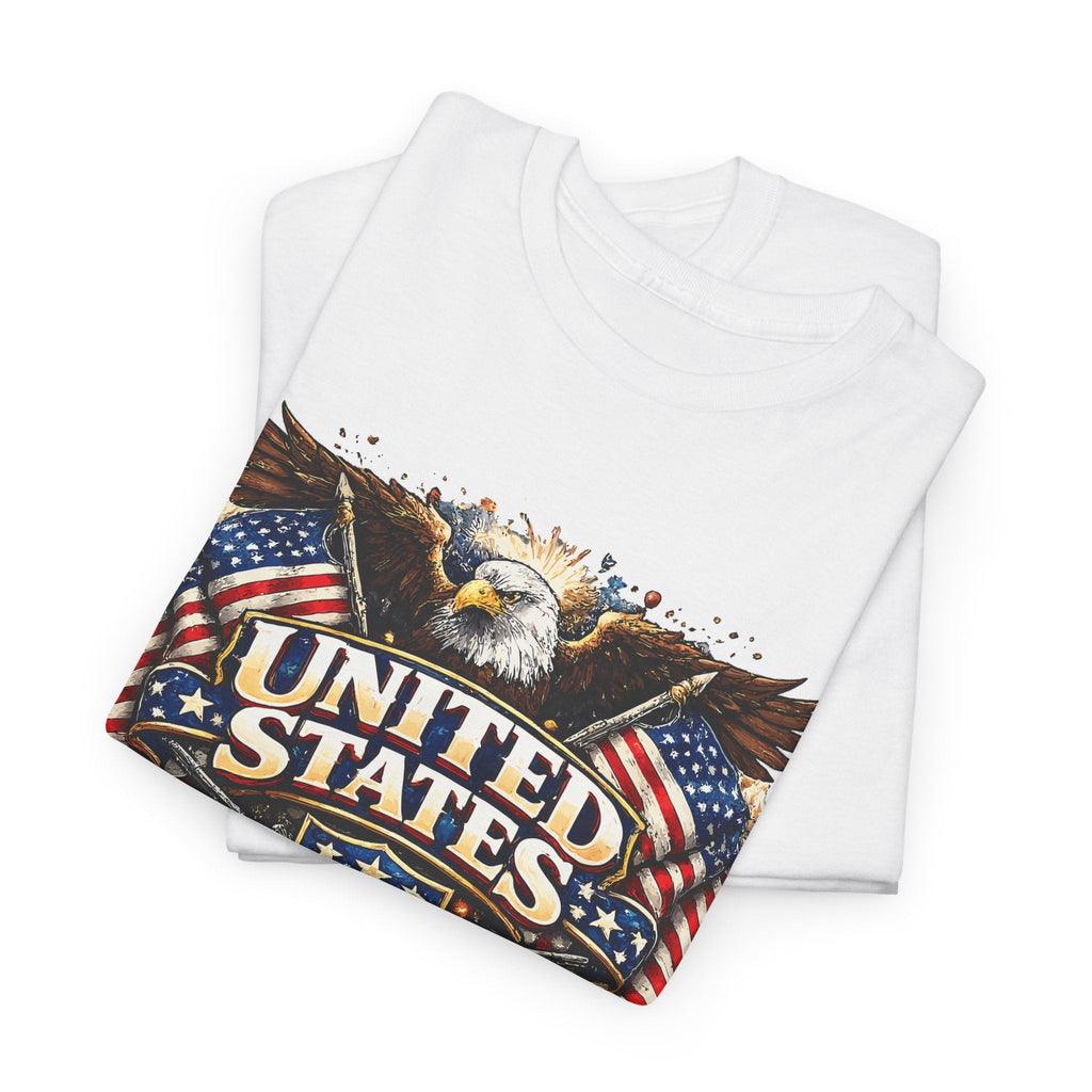 USA Patriotisch T-Shirt – US-Adler & Flagge Grafik-T-Shirt