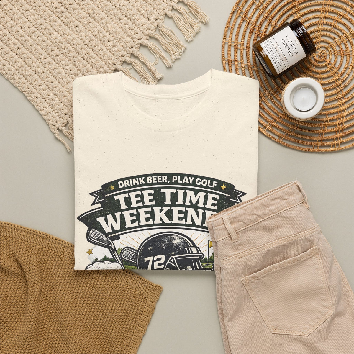 Golf & Beer T-Shirt – Lustiges Golf & T-Shirt Time Grafik-T-Shirt