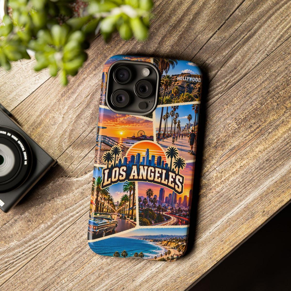 Los Angeles Robuste Handyhülle – Kalifornien-Reise-Collage