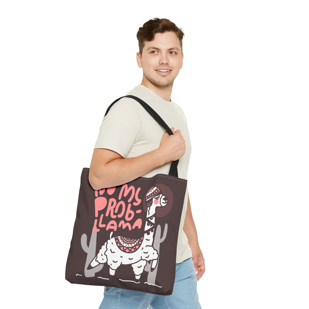 No Prob-Llama Stofftasche – Lustiges Lama Design