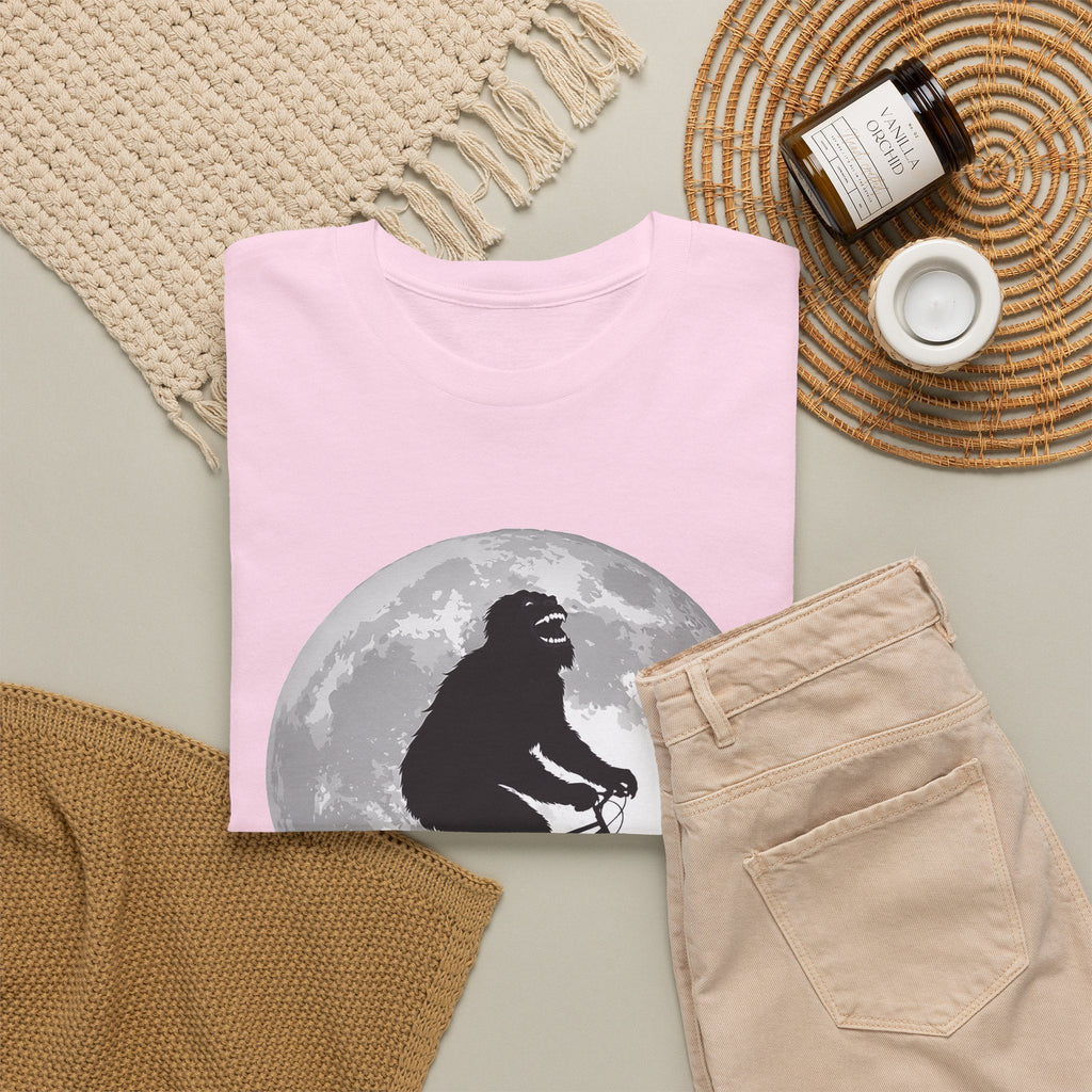 Bigfoot Bicycle T-Shirt – Mond & Natur-Abenteuer Grafik-T-Shirt