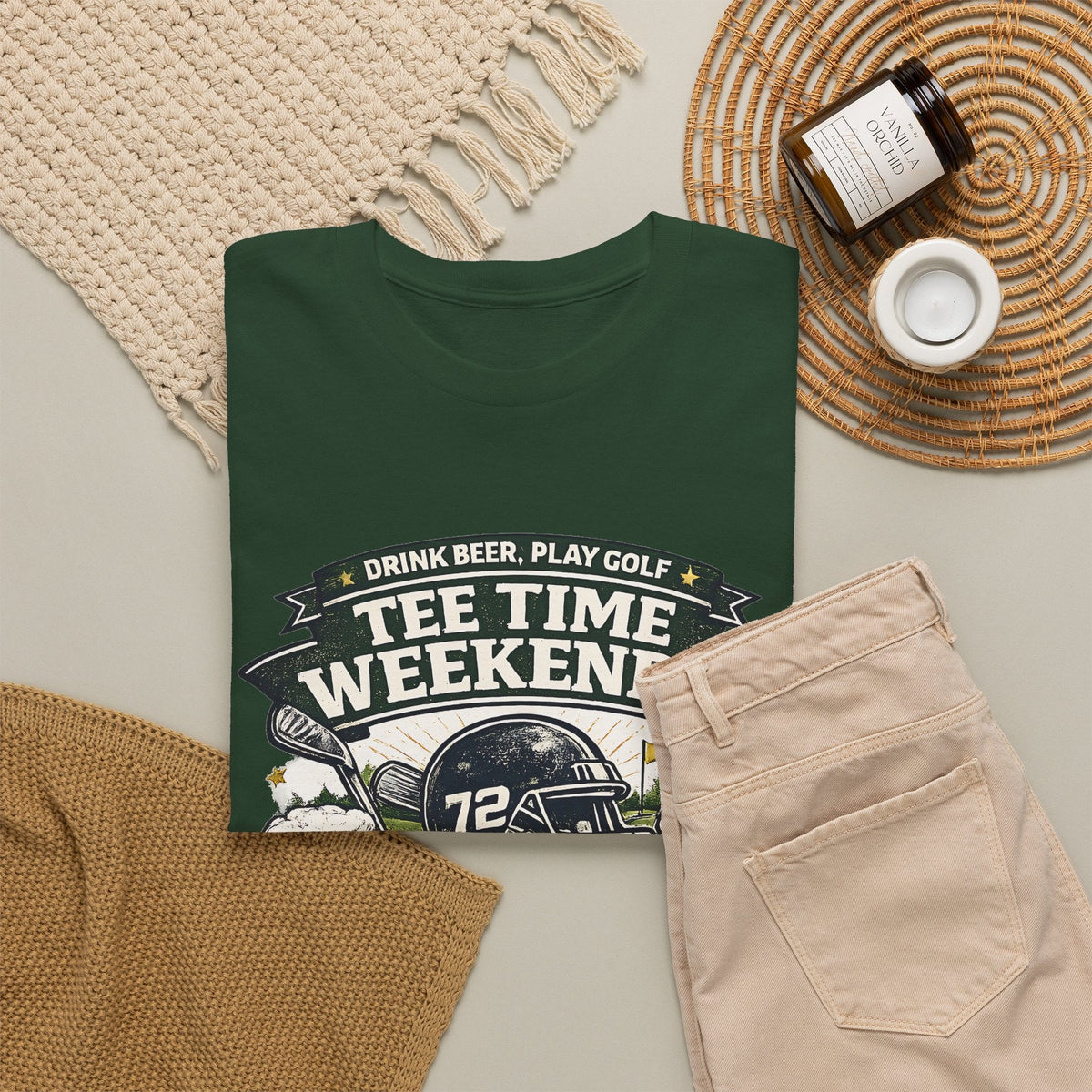 Golf & Beer T-Shirt – Lustiges Golf & T-Shirt Time Grafik-T-Shirt
