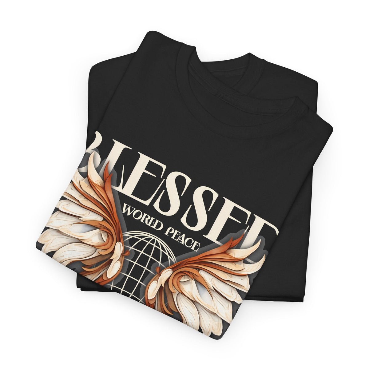 Blessed World Peace T-Shirt – Glaube & Frieden Streetwear Grafik-T-Shirt