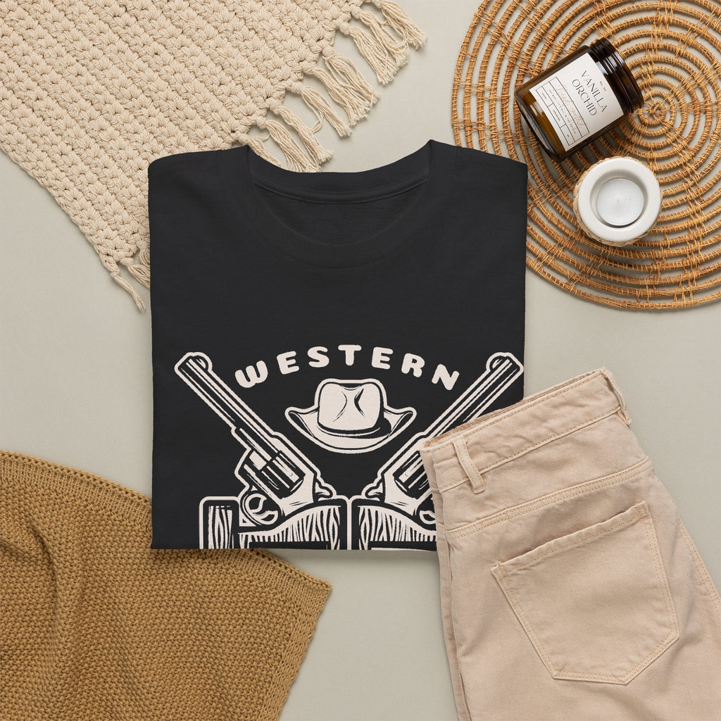 Vintage Cowboy T-Shirt – Western Saloon Retro Grafik-T-Shirt