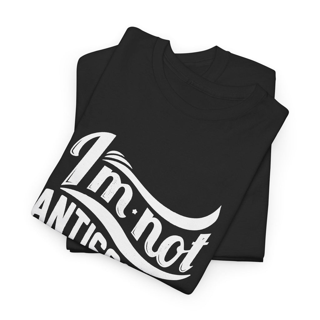 “I’m Not Antisocial, Society Is Anti-Me” T-Shirt – Lustiger Introvert Grafik-T-Shirt