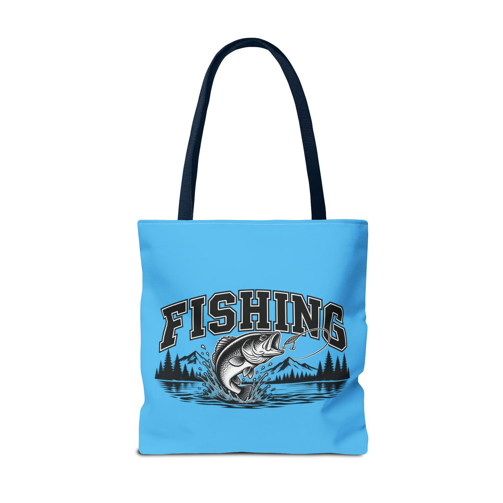 Angeln Stofftasche – Fishing Fisch & See Motiv