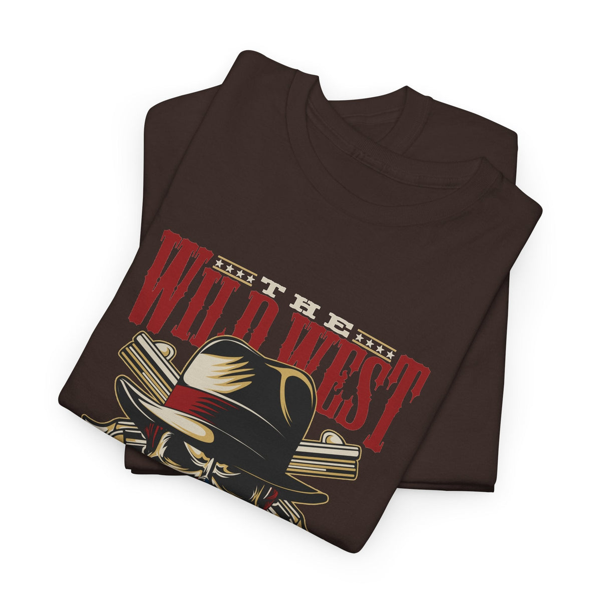 Wild West American Legend T-Shirt – Cowboy-Totenkopf Vintage Western T-Shirt