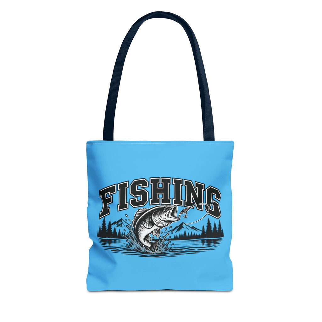 Angeln Stofftasche – Fishing Fisch & See Motiv