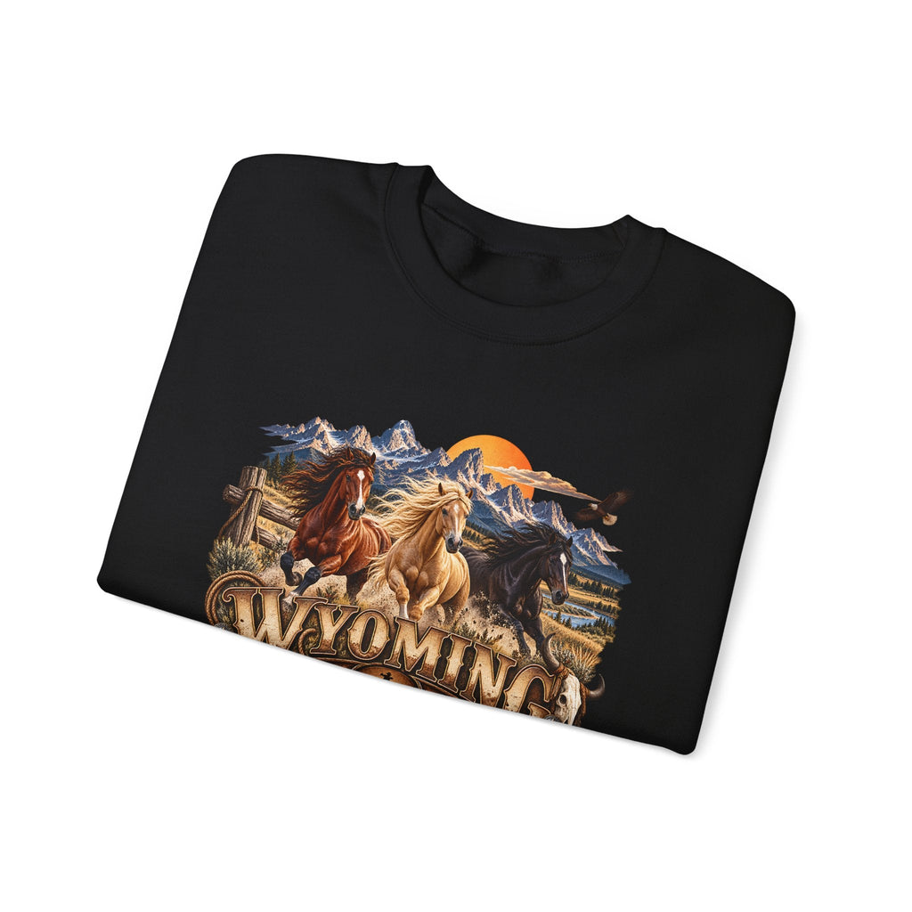 Wyoming Pferde Sweatshirt – Sweatshirt von Kalabula