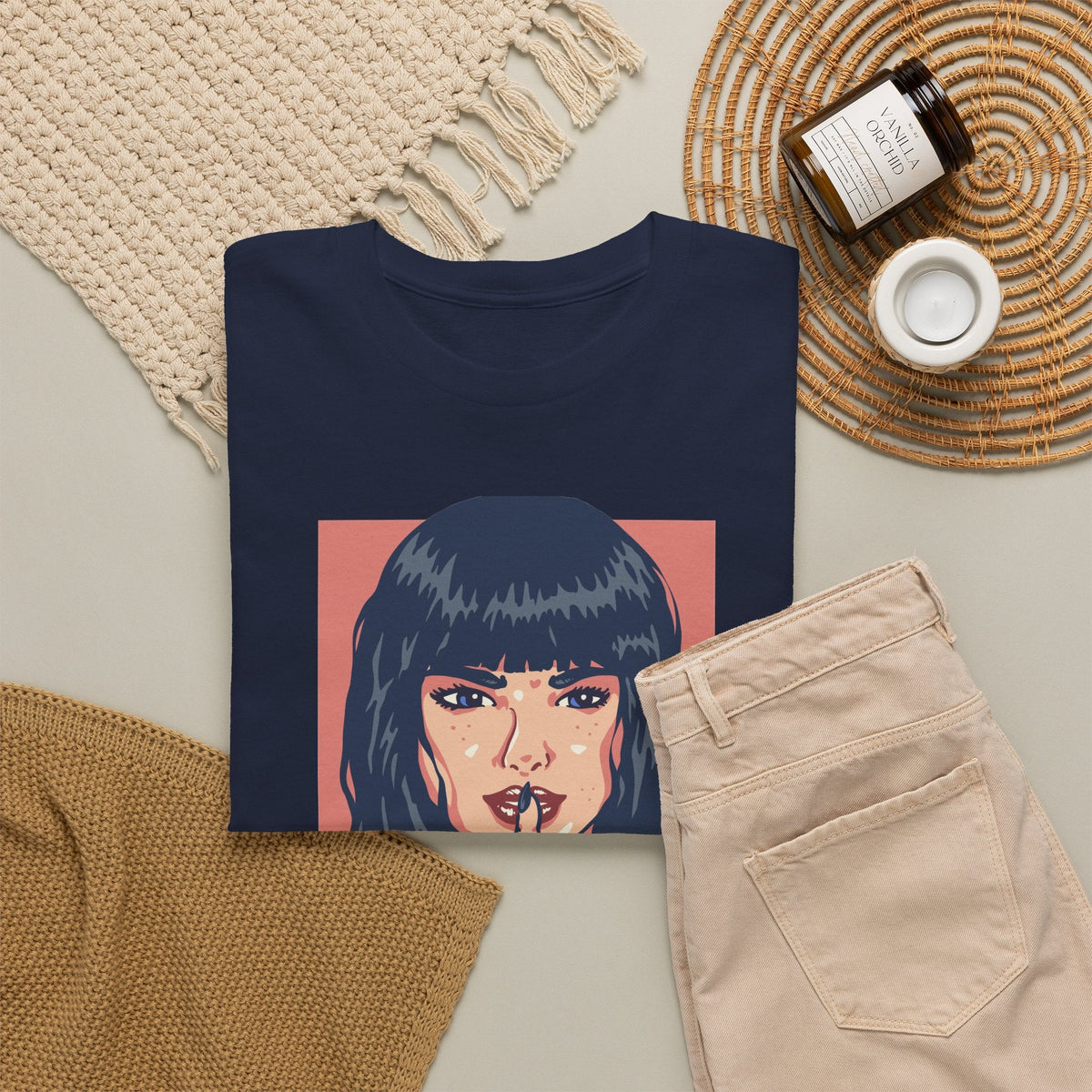Urban Pop Art T-Shirt – Retro 90er Grafik-T-Shirt