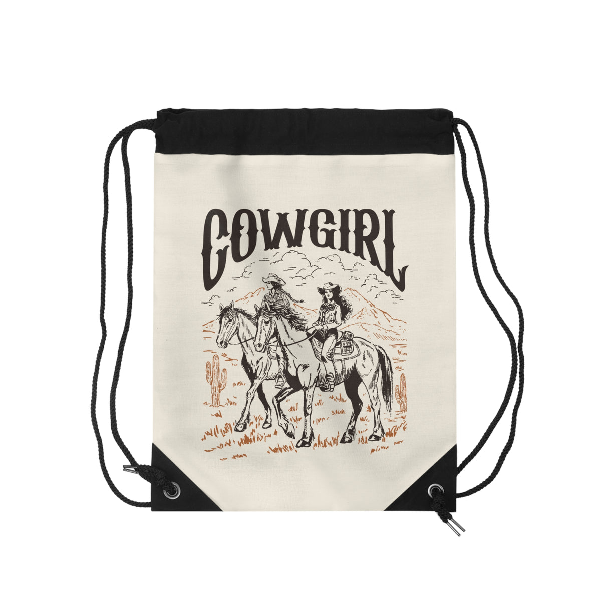 Cowgirl Turnbeutel – Western Pferde Design von Kalabula