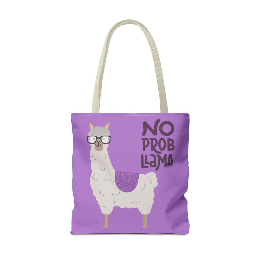 No Prob-Llama Stofftasche – Lustiges Alpaka mit Brille