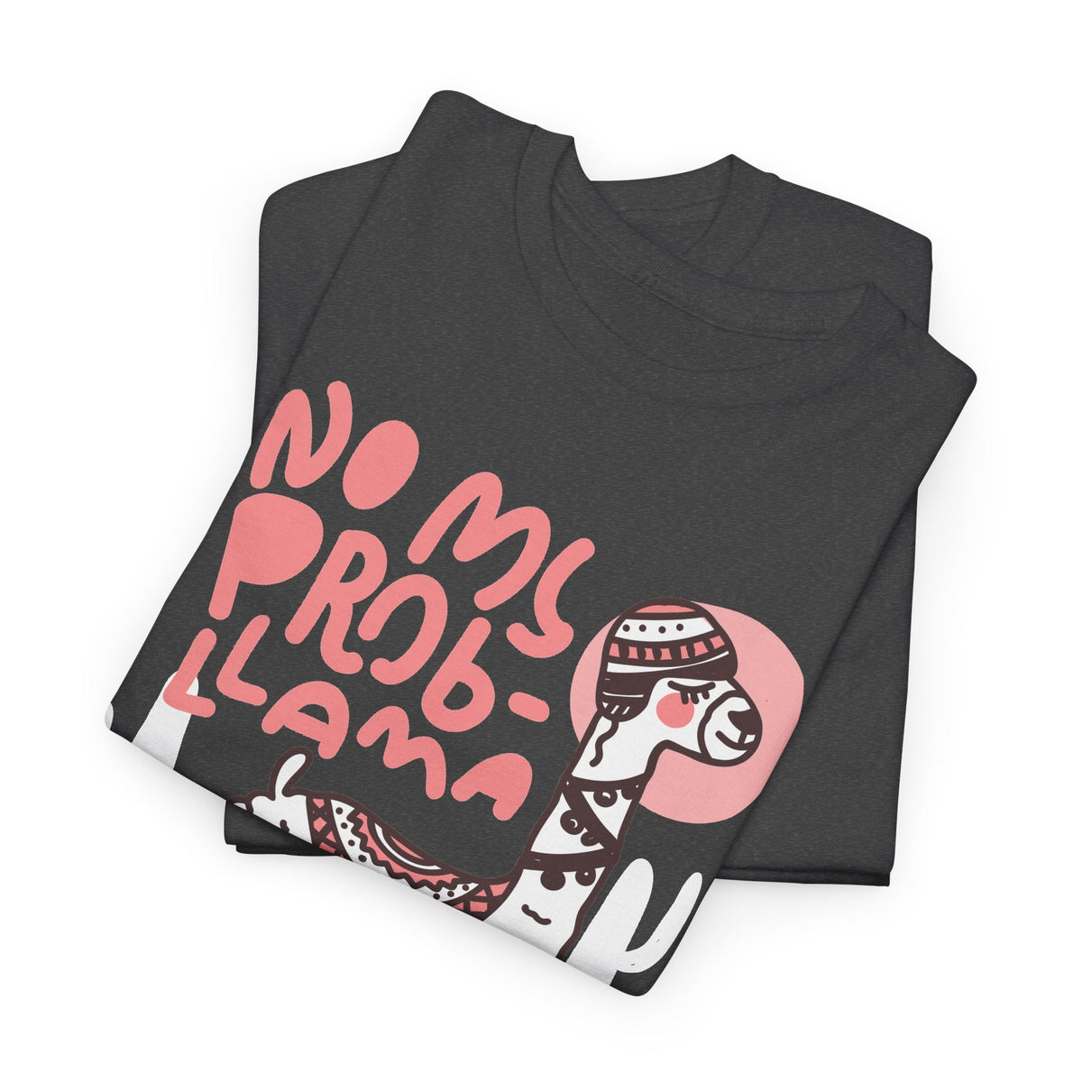 “No Prob Llama” T-Shirt – Lustiges Lama Grafik-T-Shirt