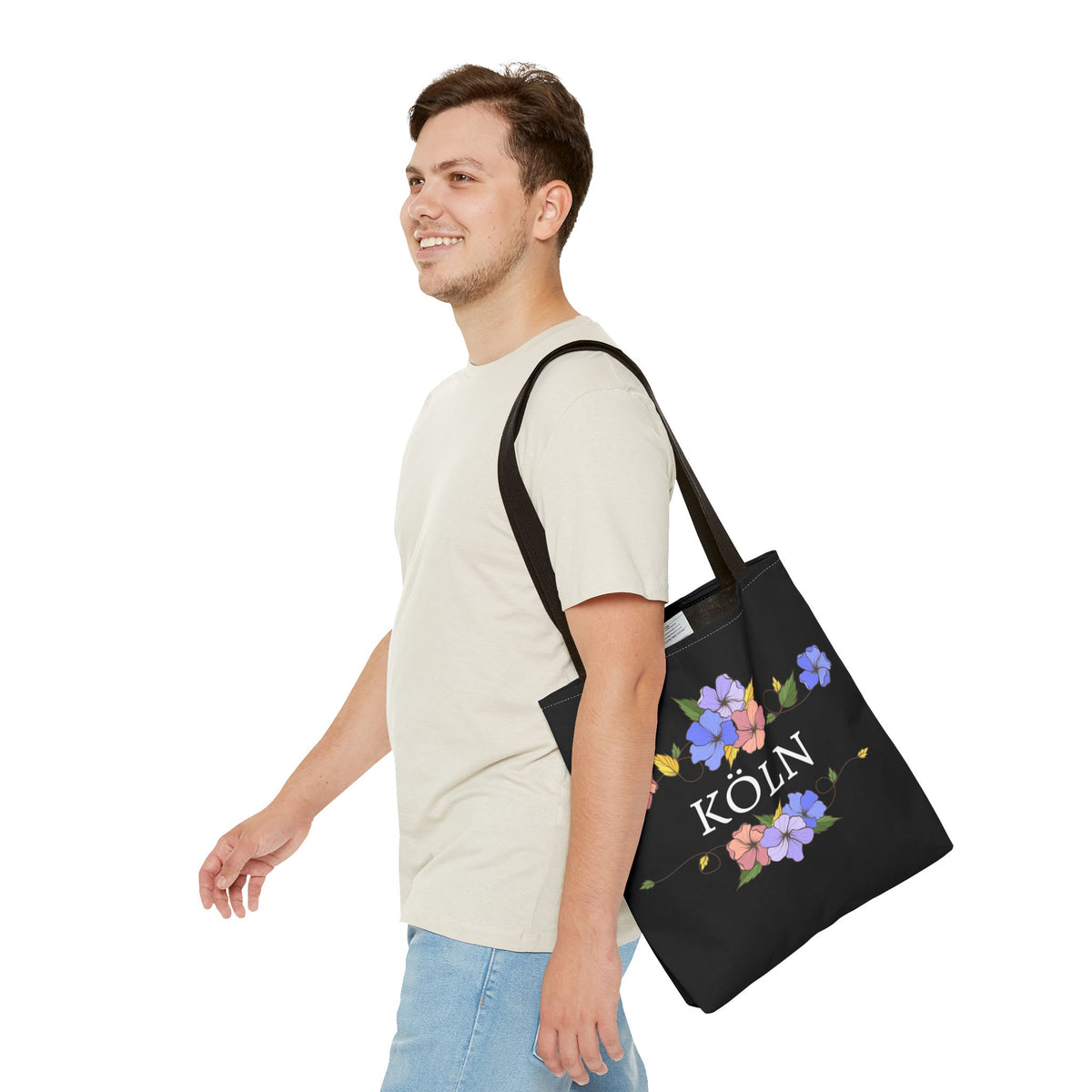 Köln Stofftasche – Florales City Design