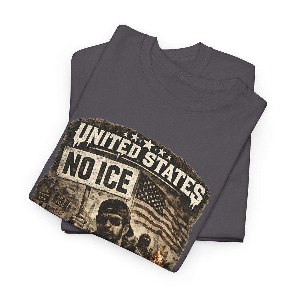 No ICE T-Shirt – USA Statement Streetwear Grafik-T-Shirt