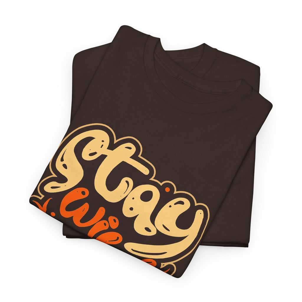 “Stay Wild and Free” T-Shirt – Boho & Natur Grafik-T-Shirt