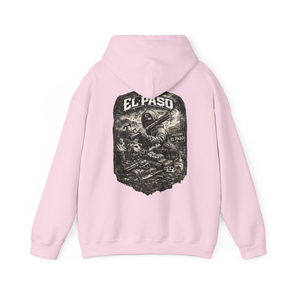 El Paso Hoodie Texas Border Streetwear, Dark Western Graphic Hoodie, Urban Unisex Hoodie – Kalabula