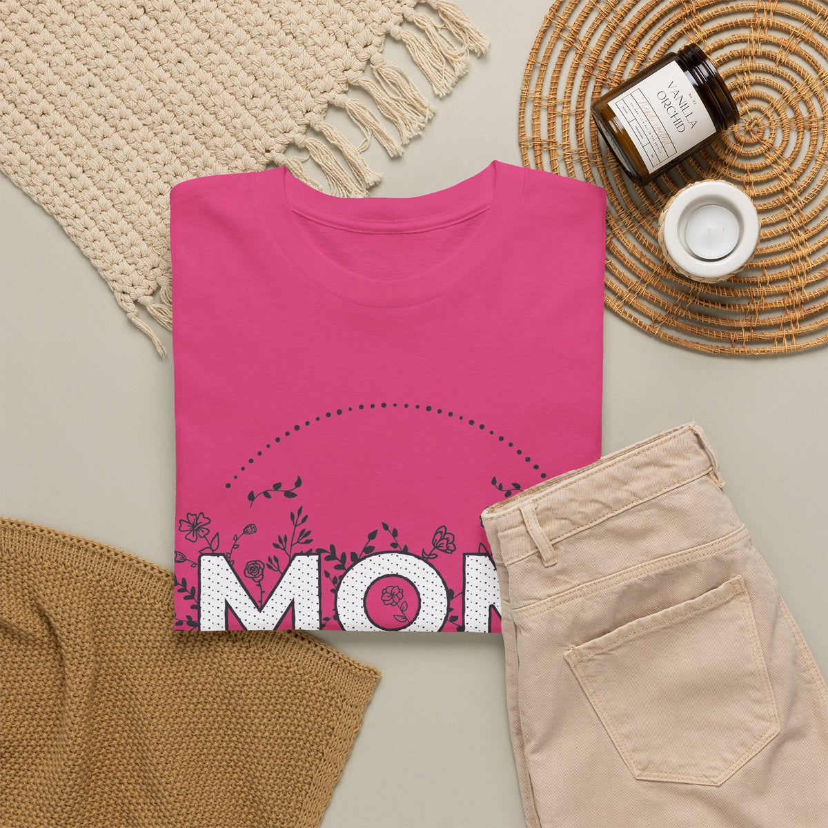 Floral Mom T-Shirt – Muttertagsgeschenk Grafik-T-Shirt