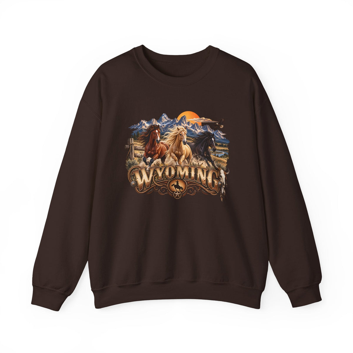 Wyoming Pferde Sweatshirt – Sweatshirt von Kalabula