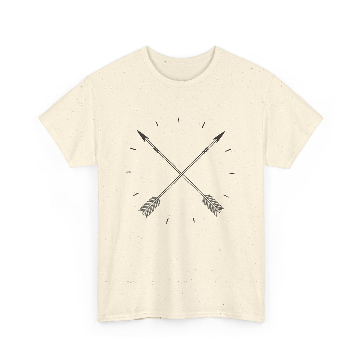 Crossed Arrows T-Shirt – Minimal Boho Outdoor & Abenteuer Grafik-T-Shirt