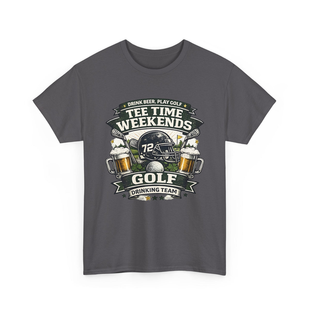 Golf & Beer T-Shirt – Lustiges Golf & T-Shirt Time Grafik-T-Shirt