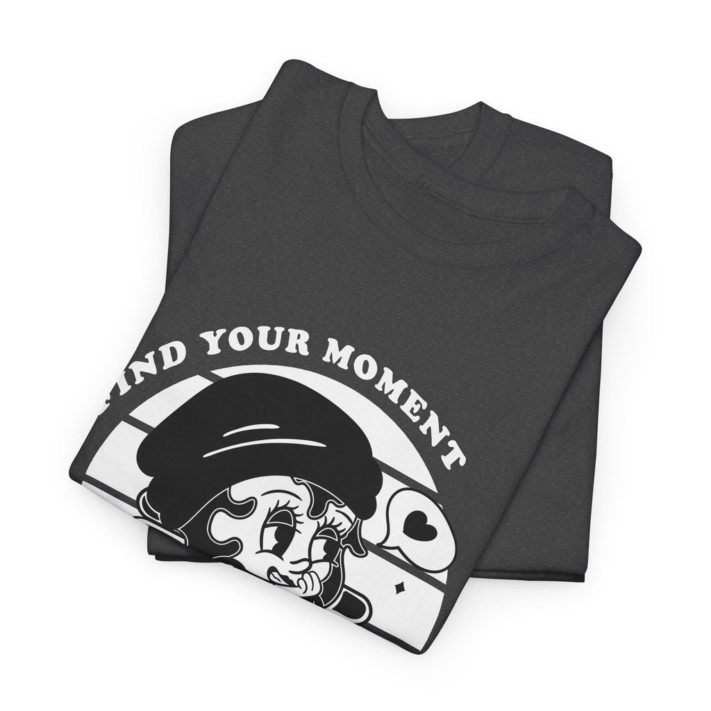 Keep Smiling T-Shirt – Vintage Girl & positiver Spruch Grafik-T-Shirt