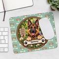 Personalisiertes Hunde-Mousepad mit Name – Schäferhund Design – Mousepad von Kalabula, 23,2 × 19,4 cm