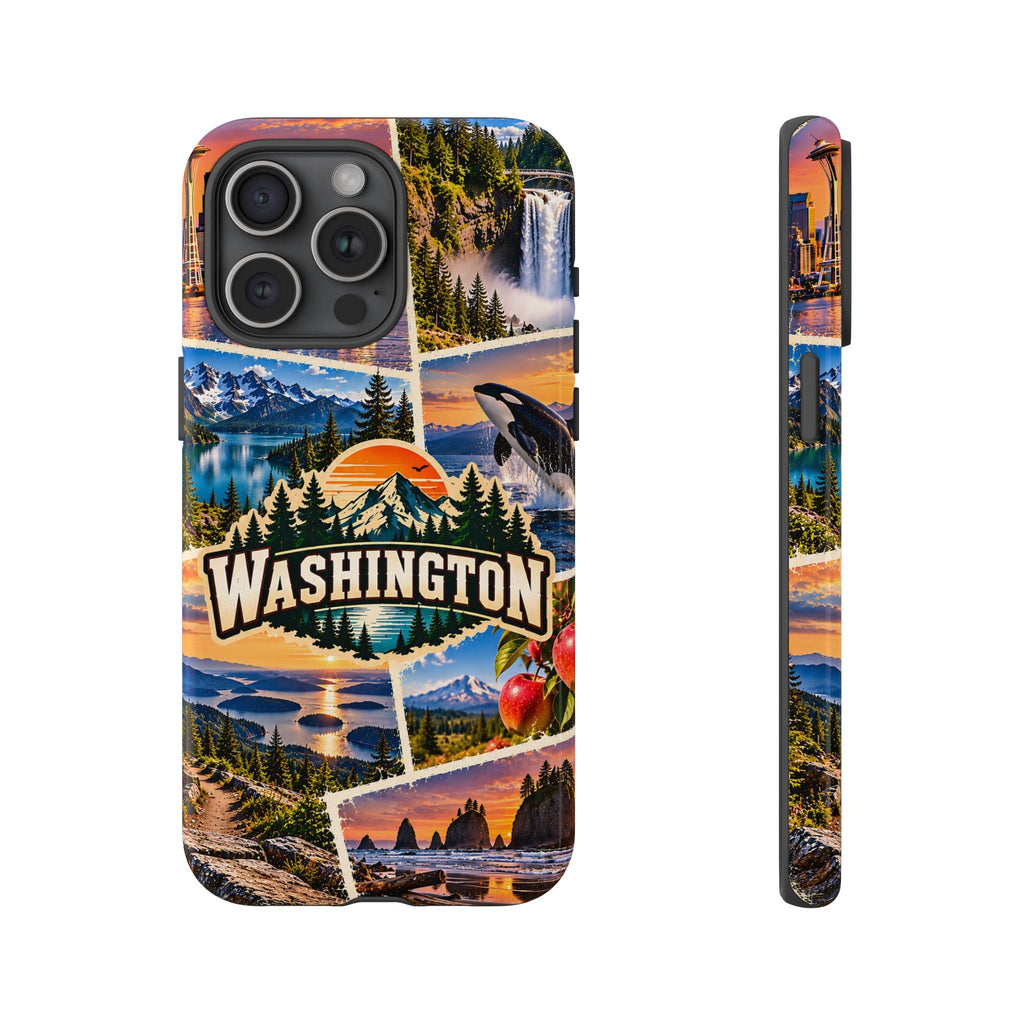Washington State Robuste Handyhülle – Pacific-Northwest-Collage